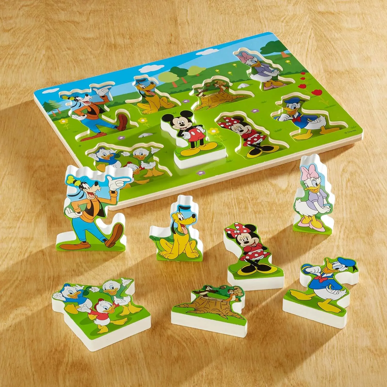 Melissa and Doug Mickey Mouse and Friends Wooden Chunky Puzzle