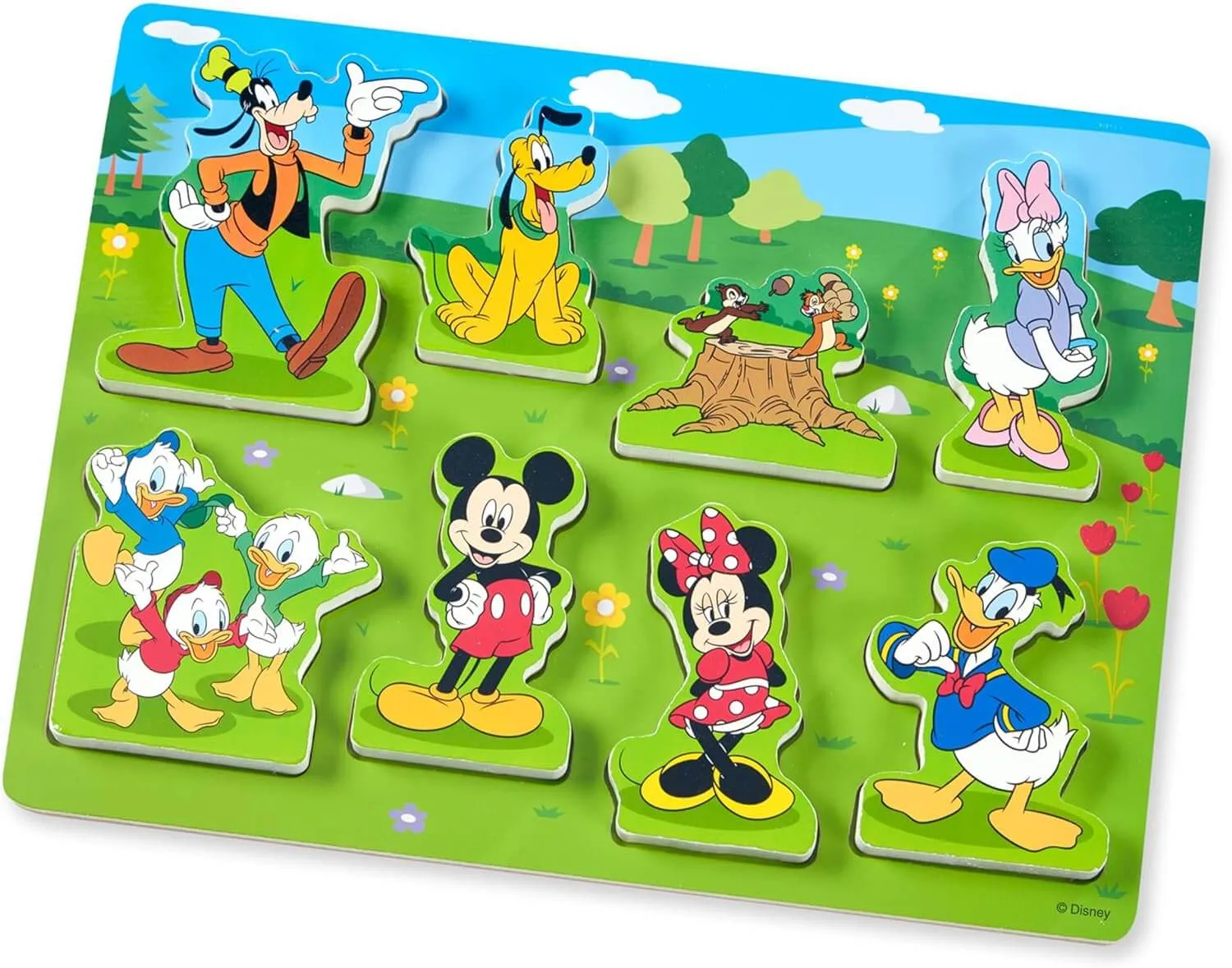 Melissa and Doug Mickey Mouse and Friends Wooden Chunky Puzzle