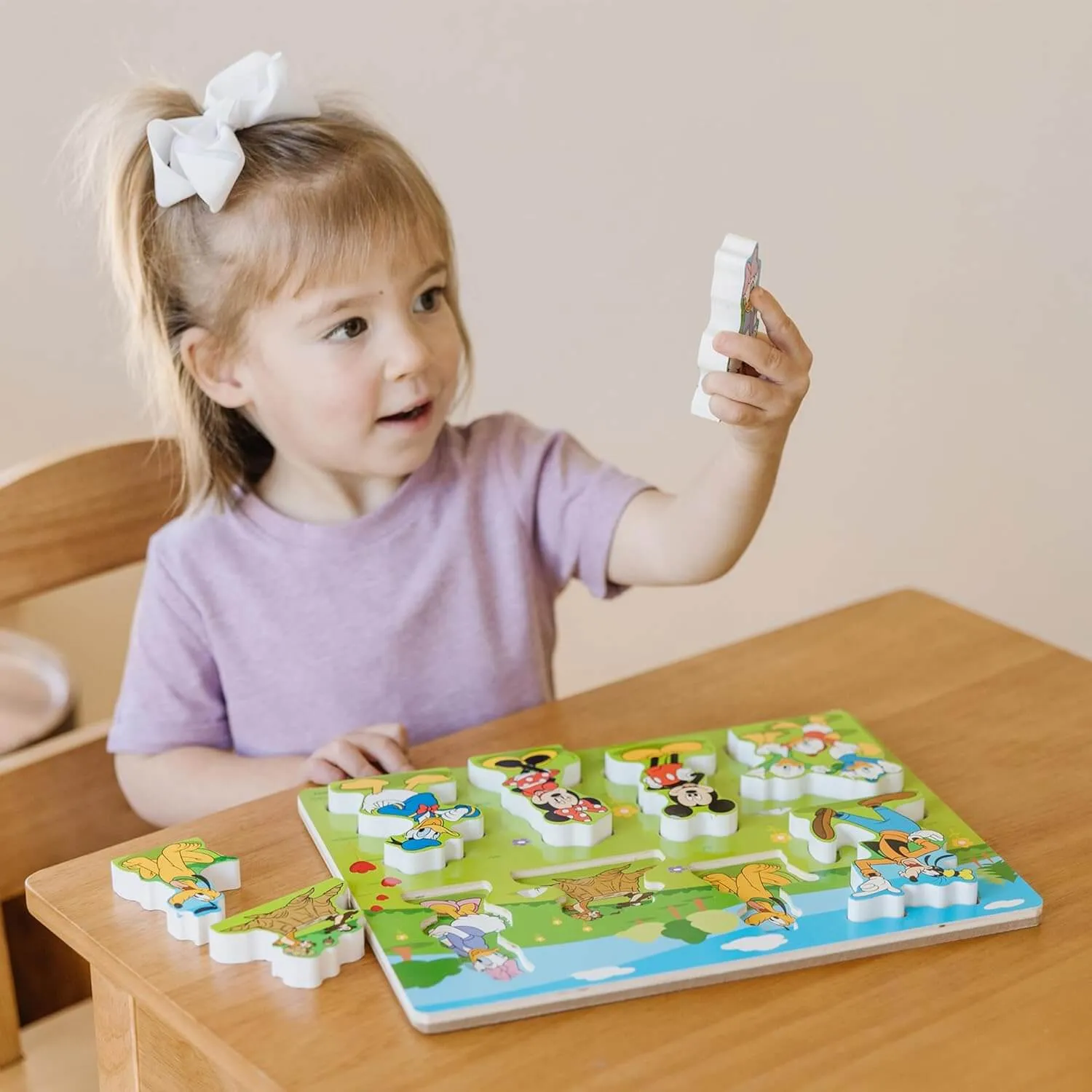 Melissa and Doug Mickey Mouse and Friends Wooden Chunky Puzzle