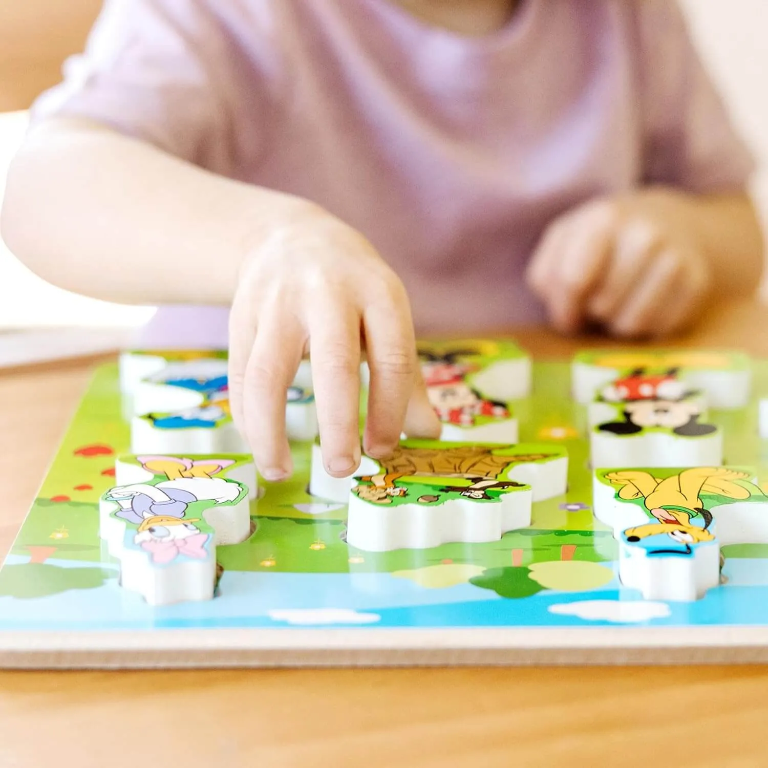 Melissa and Doug Mickey Mouse and Friends Wooden Chunky Puzzle