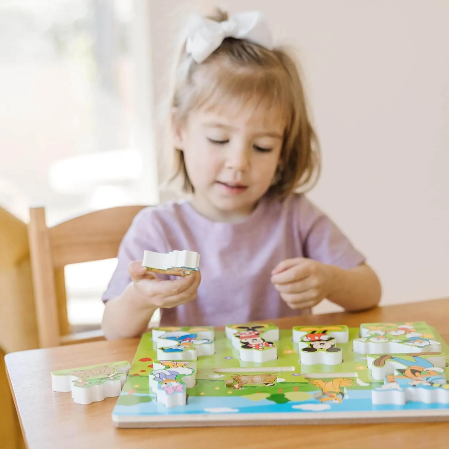 Melissa and Doug Mickey Mouse and Friends Wooden Chunky Puzzle