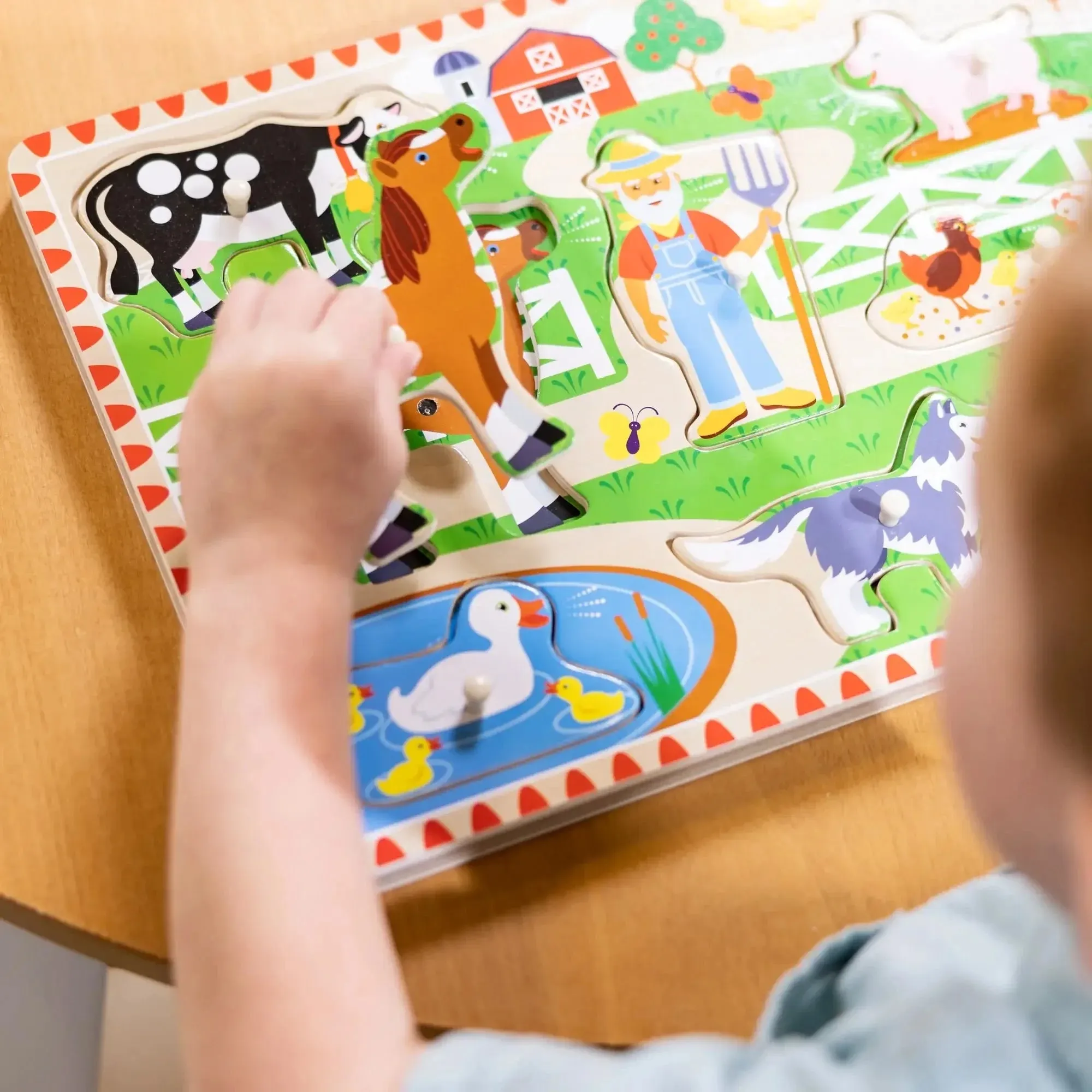 Melissa and Doug Old MacDonald's Farm 9-Piece Sound Puzzle