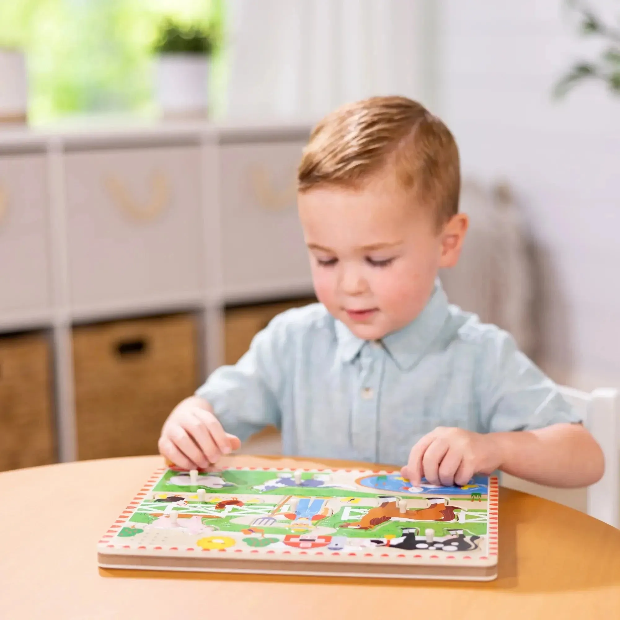 Melissa and Doug Old MacDonald's Farm 9-Piece Sound Puzzle