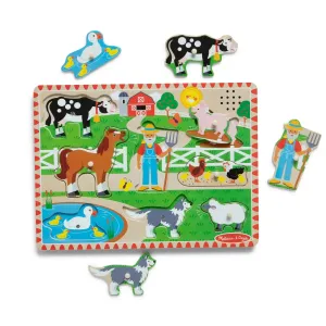 Melissa and Doug Old MacDonald's Farm 9-Piece Sound Puzzle