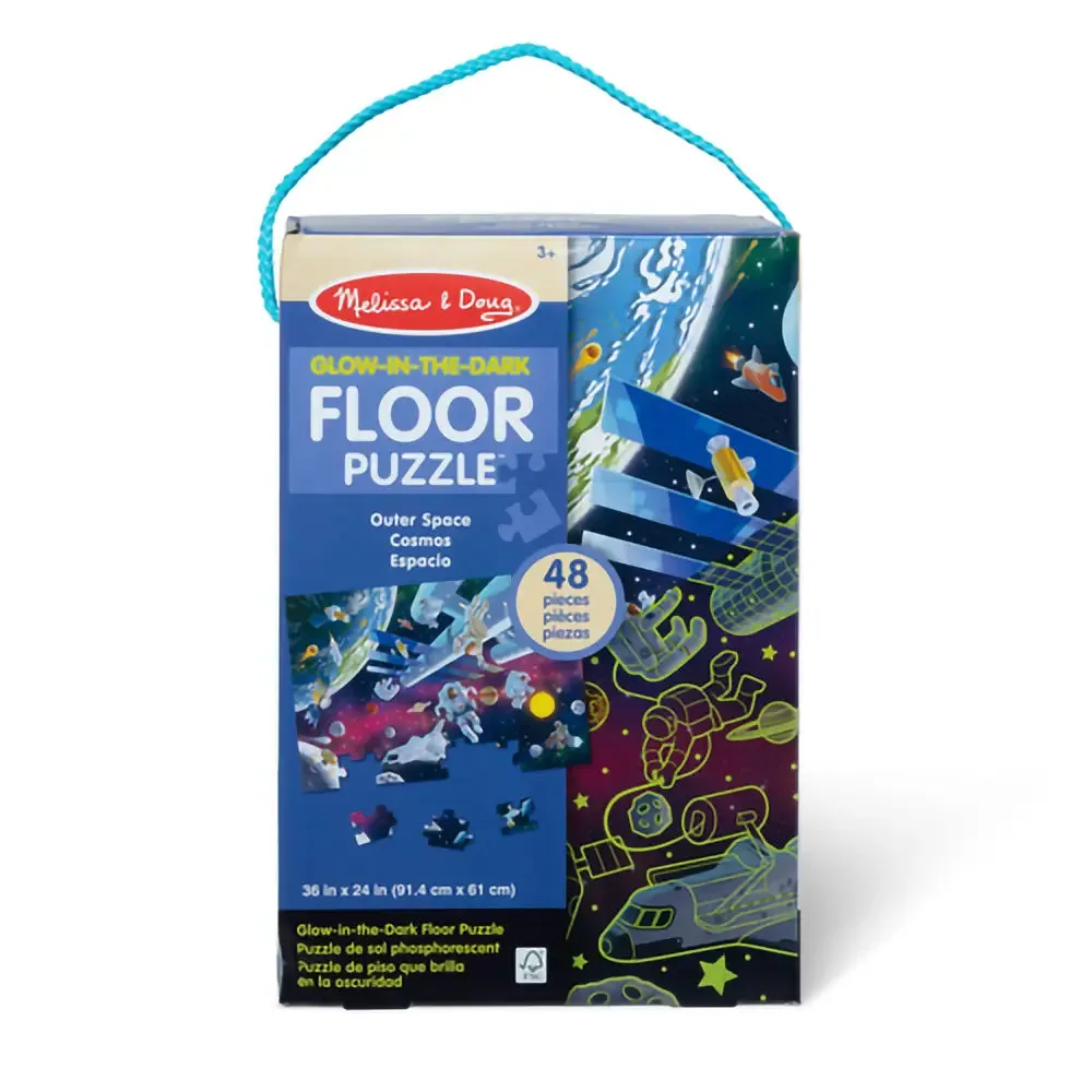Melissa and Doug Outer Space Glow in the Dark 48-Piece Floor Puzzle
