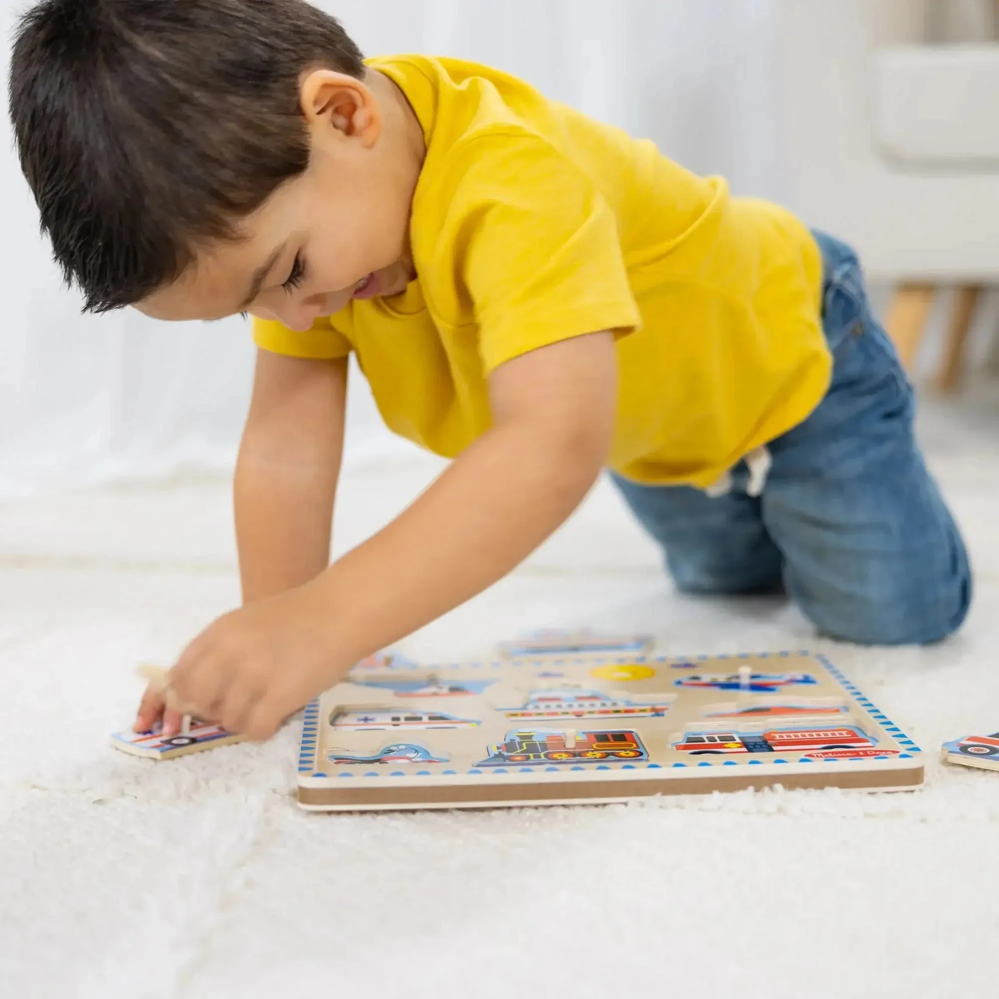 Melissa and Doug Vehicles 8-Piece Sound Puzzle
