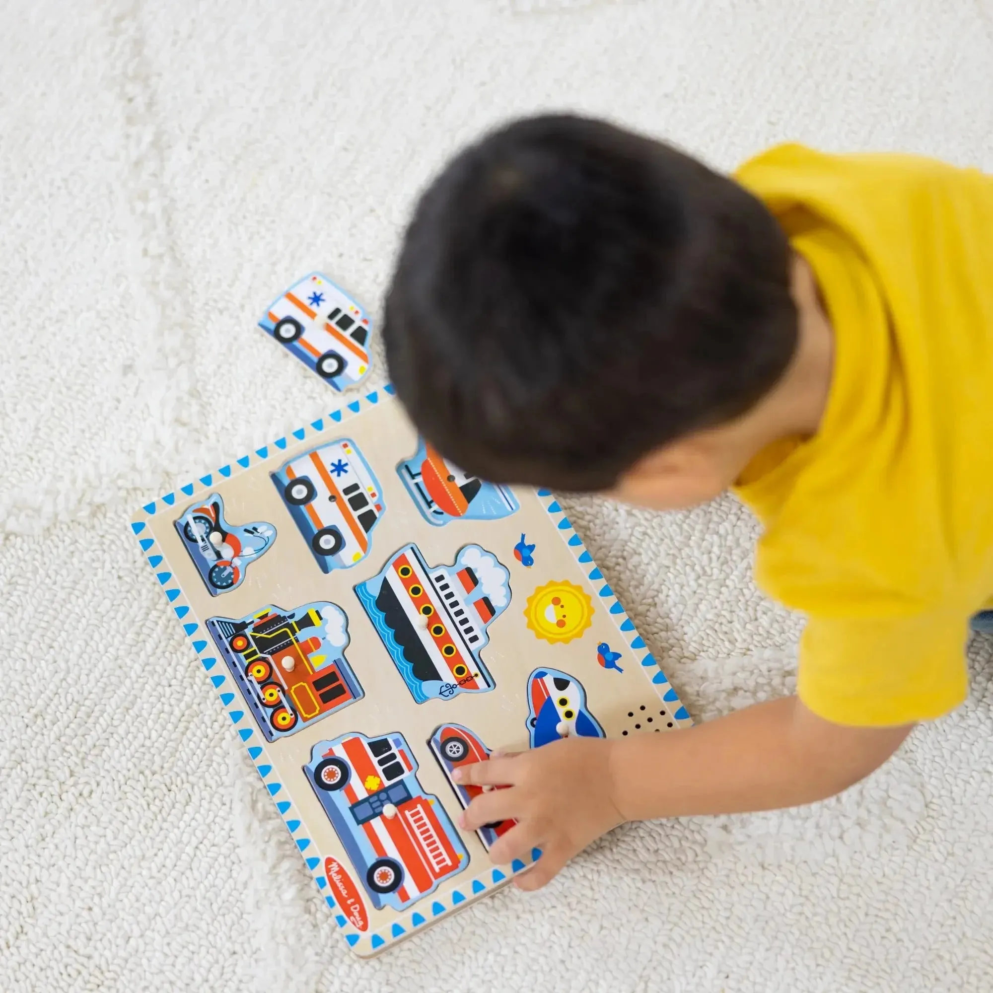 Melissa and Doug Vehicles 8-Piece Sound Puzzle