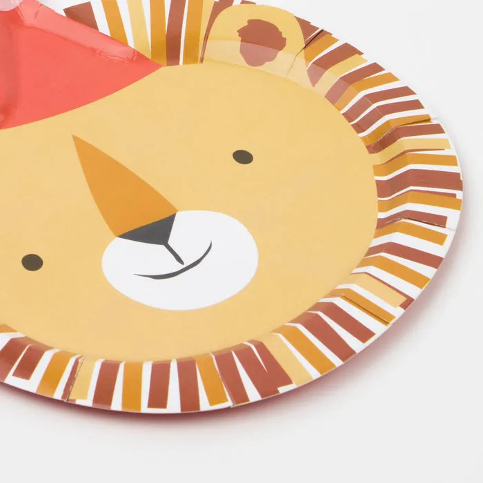 Meri Meri Party Plates | Animal Parade 8x