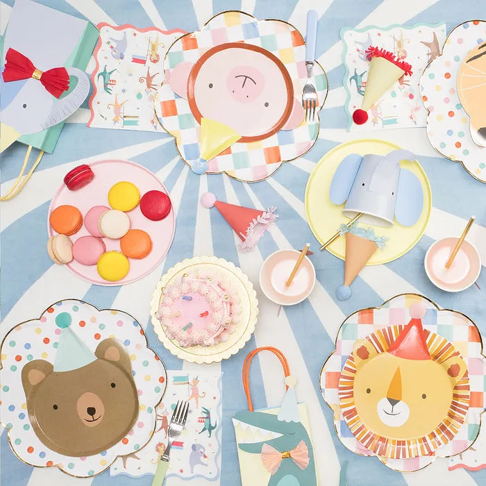 Meri Meri Party Plates | Animal Parade 8x