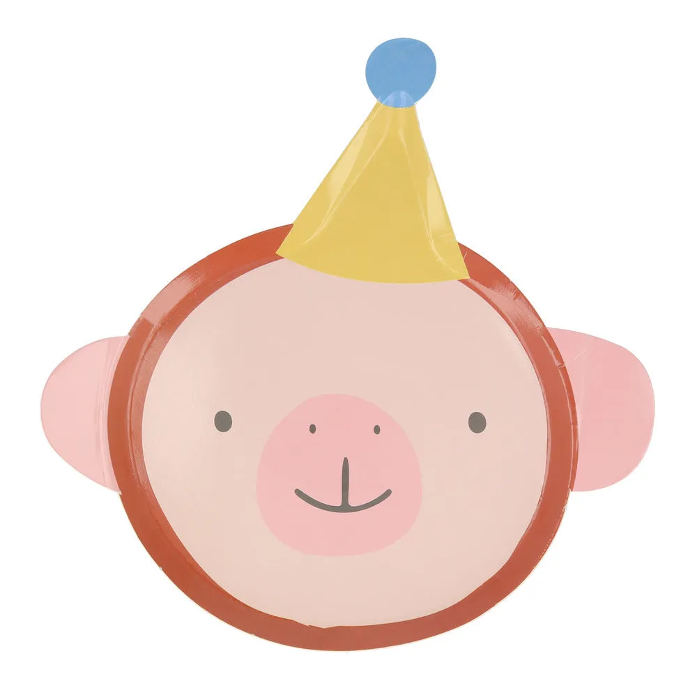 Meri Meri Party Plates | Animal Parade 8x