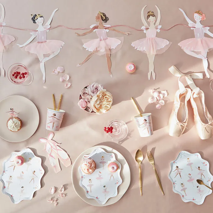 Meri Meri Party Plates | Ballerina 8x