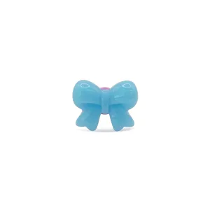 Milk x Soda Ring | Tiny Ribbon Bow Blue