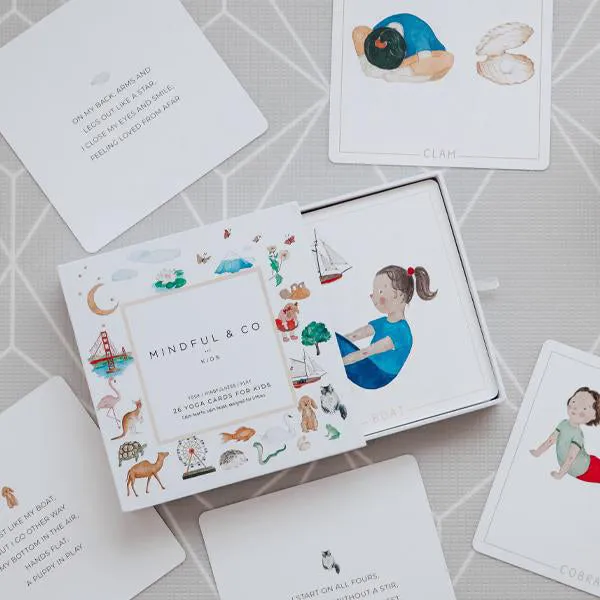 Mindful & Co Kids 26 Yoga Flash Cards