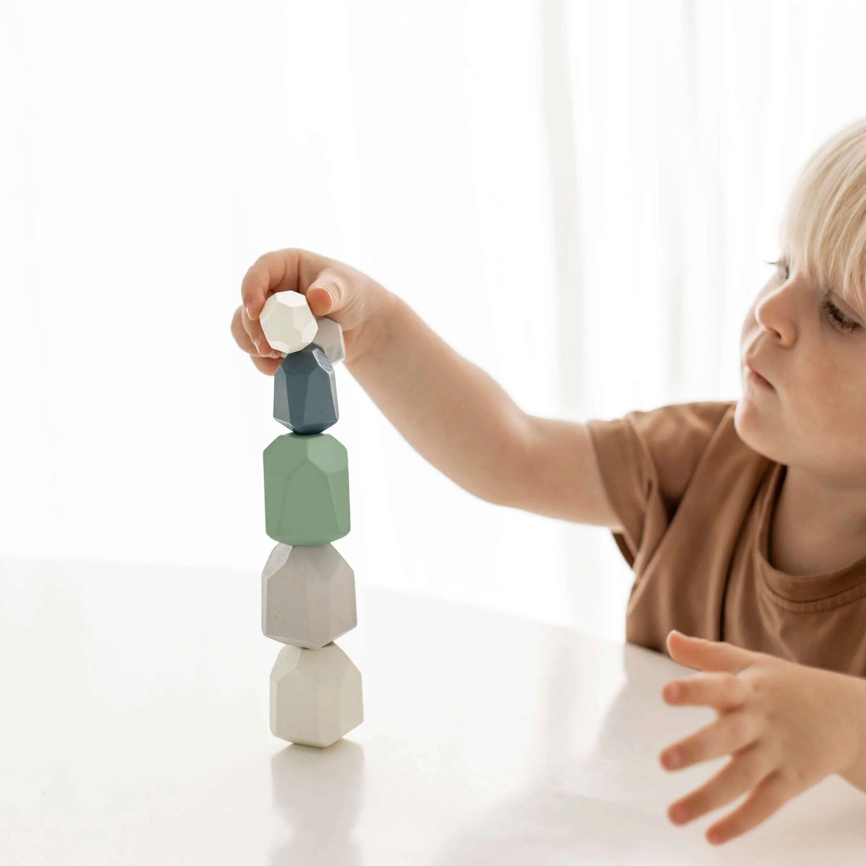 Mindful & Co Kids Patience Pebbles Sea Foam
