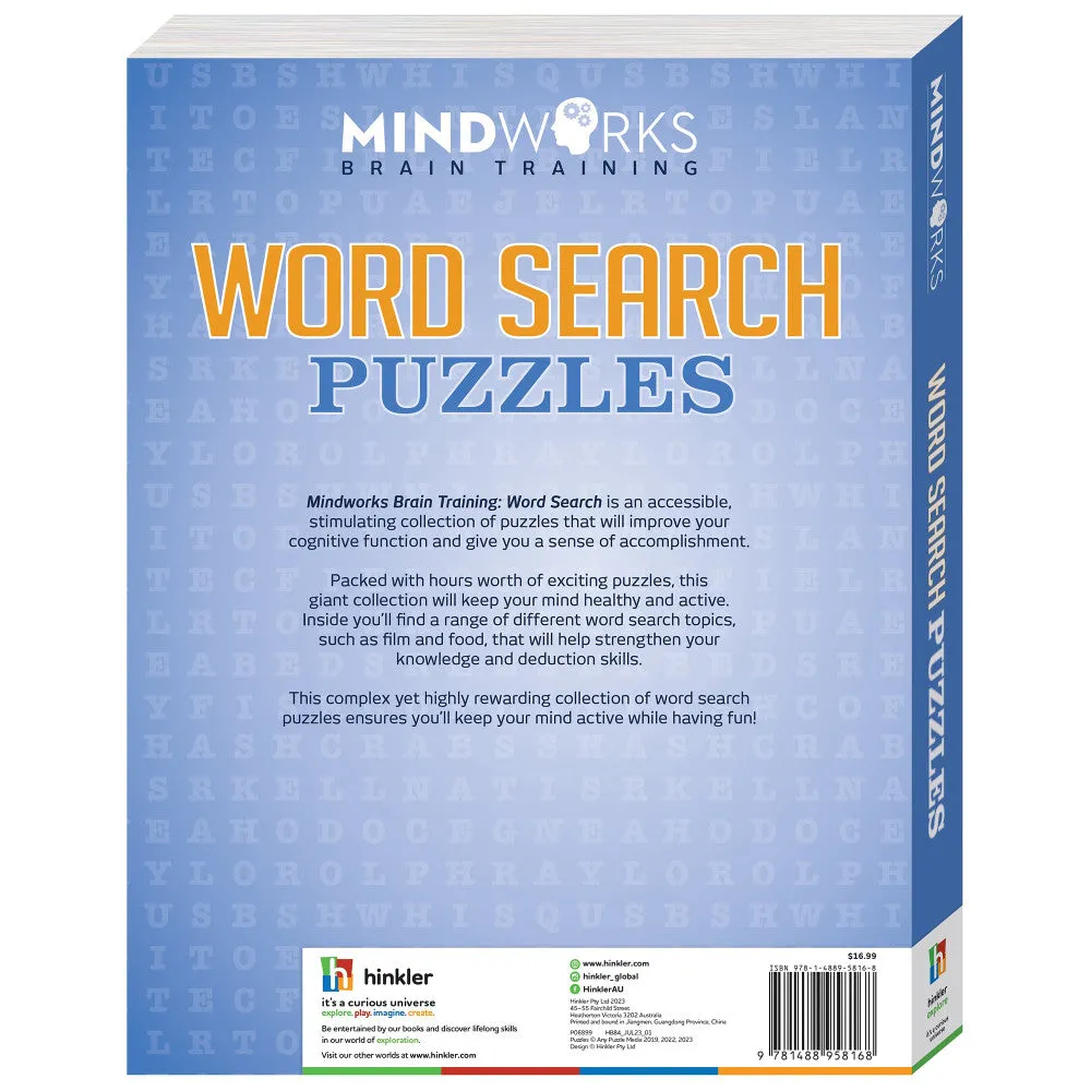 Mindworks Word Search Puzzles: 250 Challenges for Adults