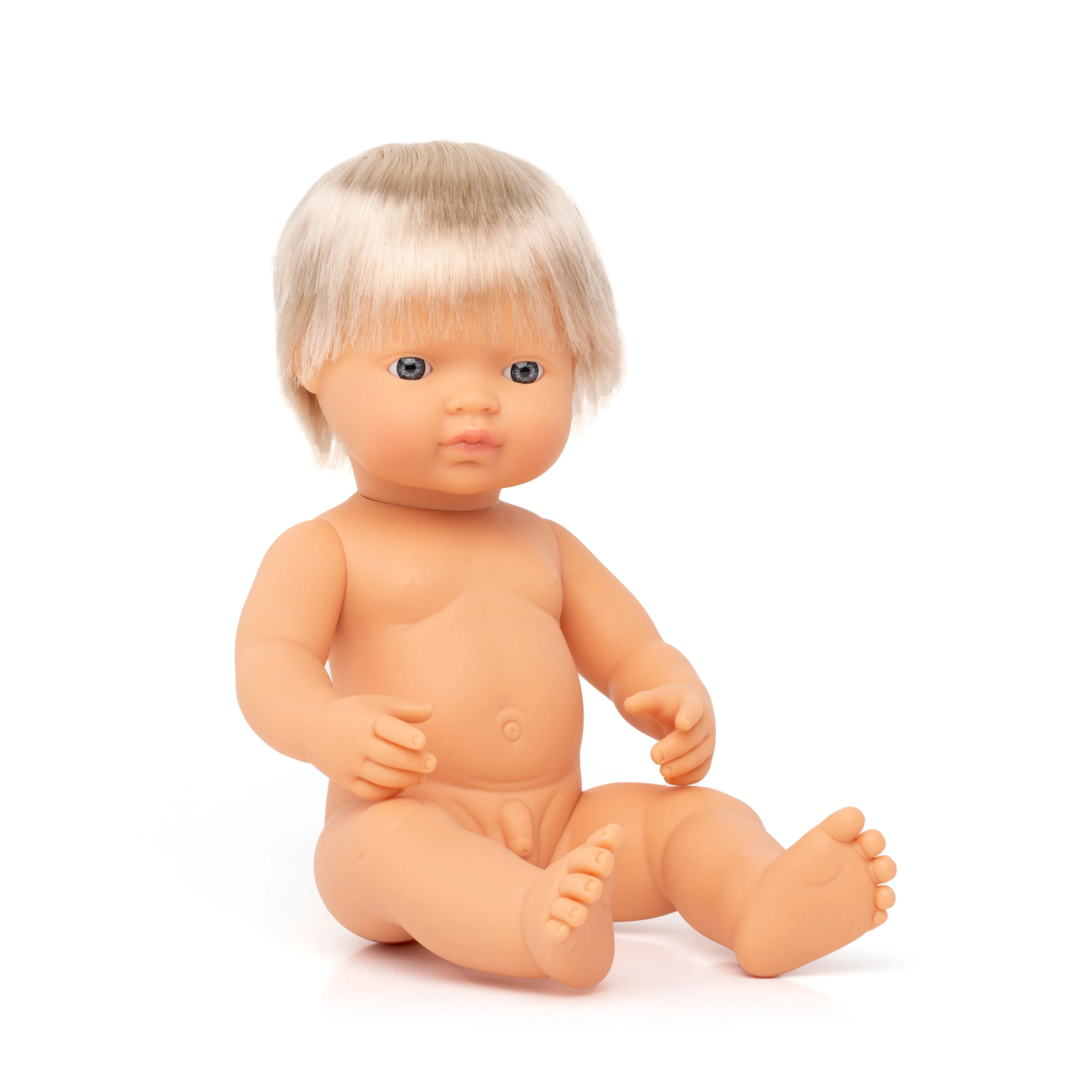 Miniland Baby Doll Caucasian BOY 38 cm