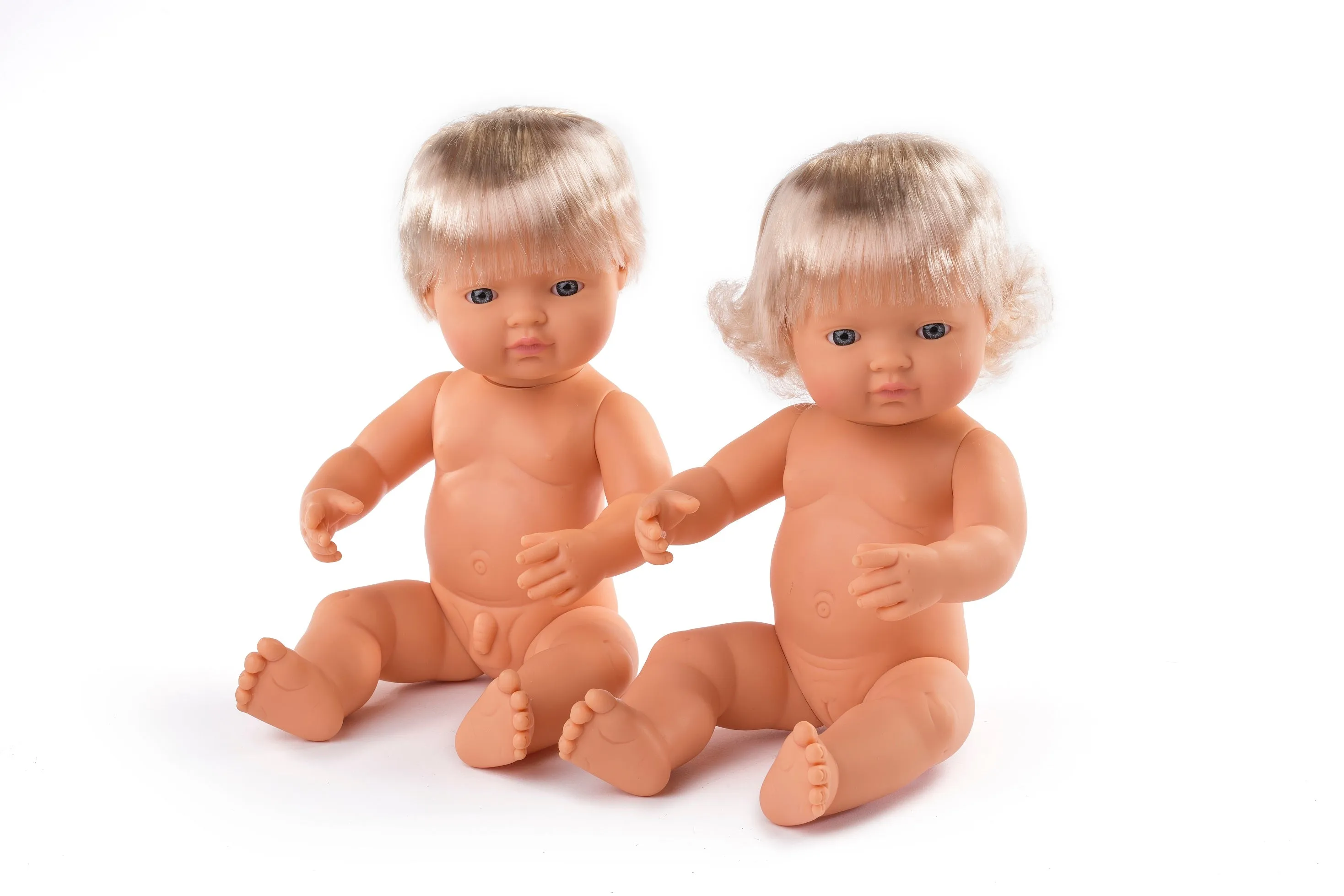 Miniland Baby Doll Caucasian BOY 38 cm