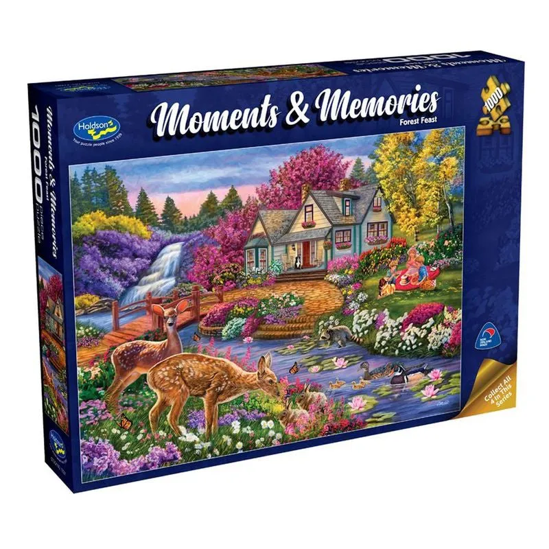 Moments & Memories 1000 Piece Puzzle Forest Feast