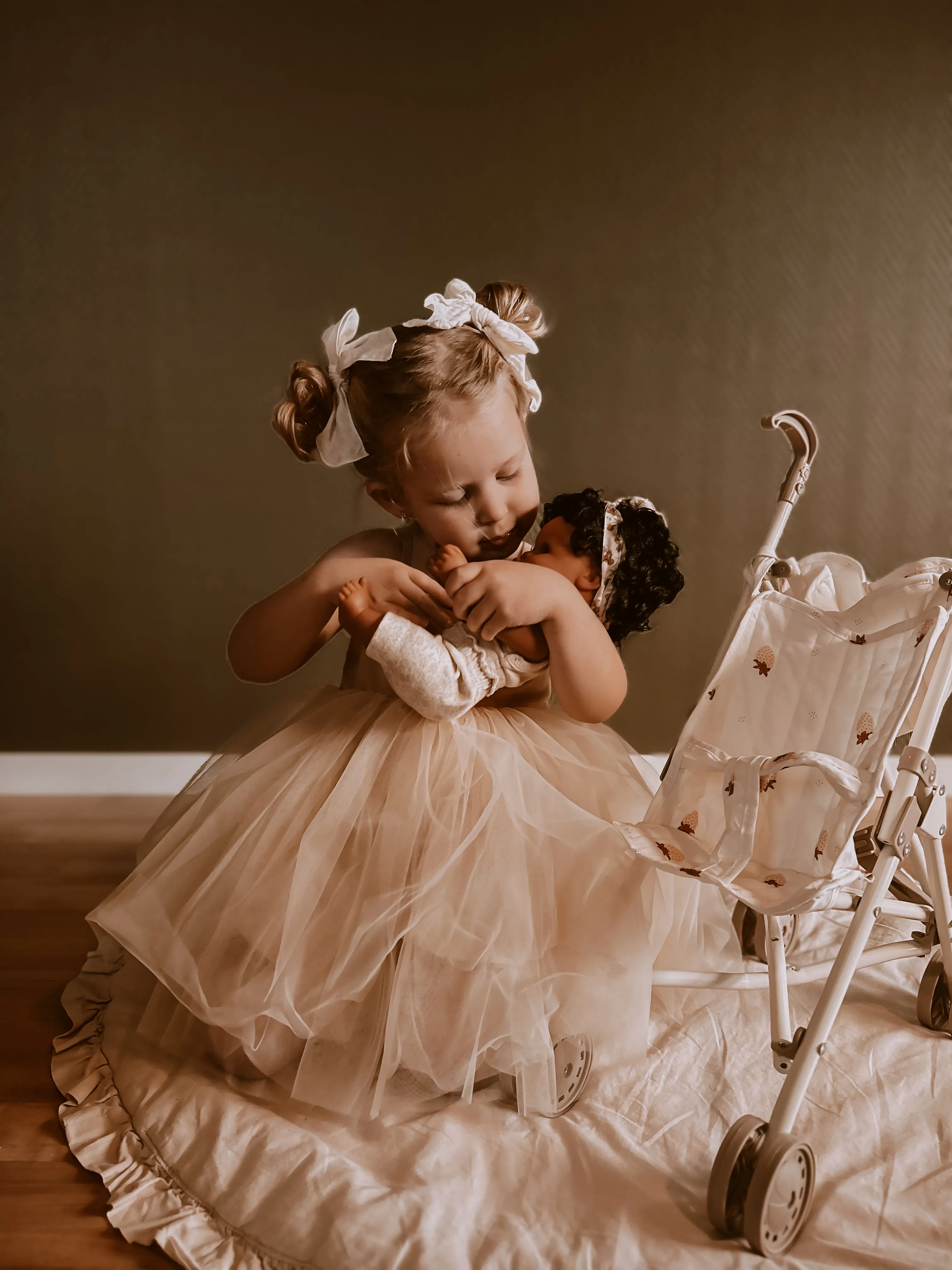 Mrs Ertha Doll Stroller | Strawberry Mood