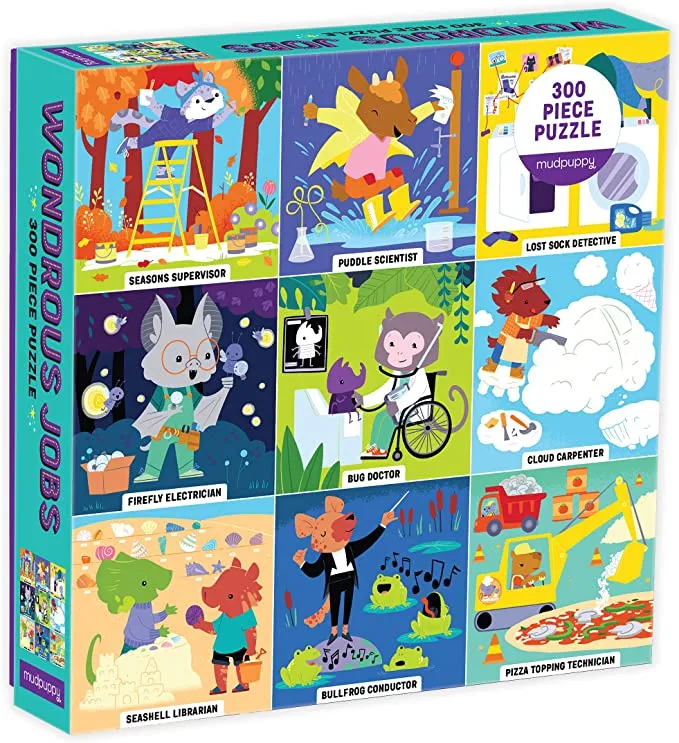 Mud Puppy 300 Piece Puzzle Wonderous Jobs