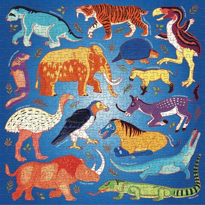 Mud Puppy 500 Piece Puzzle Prehistoric Kingdom