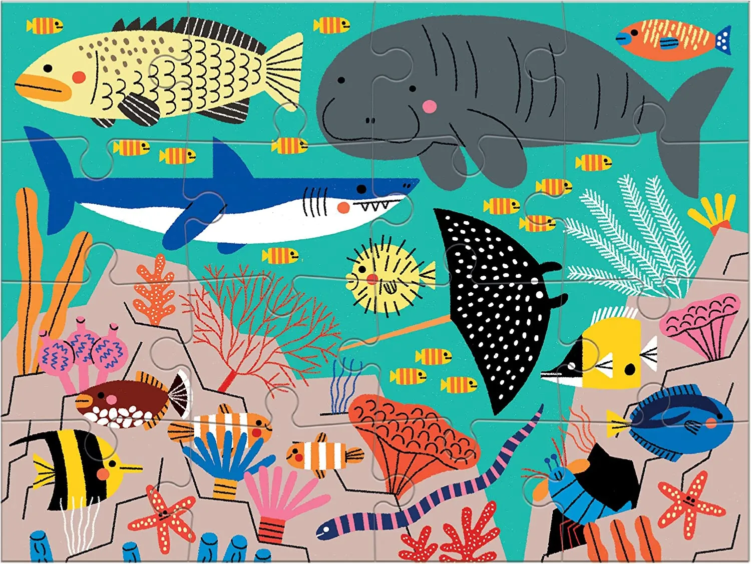 Mud Puppy Oceans Of The World Level Up! Puzzle Set