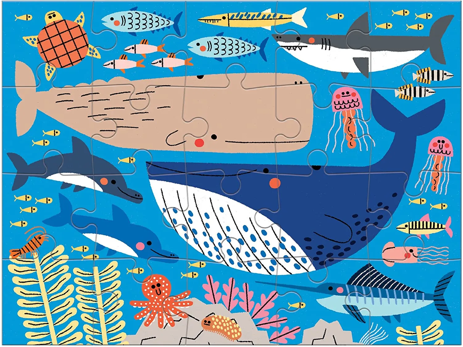 Mud Puppy Oceans Of The World Level Up! Puzzle Set