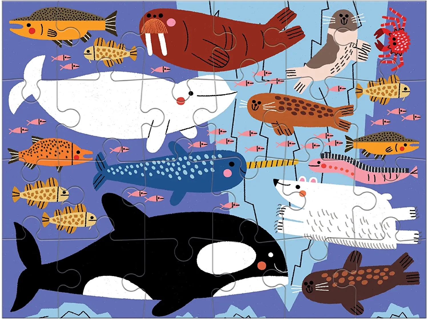 Mud Puppy Oceans Of The World Level Up! Puzzle Set