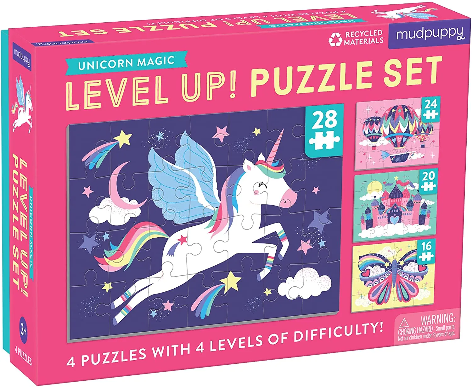 Mud Puppy Unicorn Magic Level Up! Puzzle Set