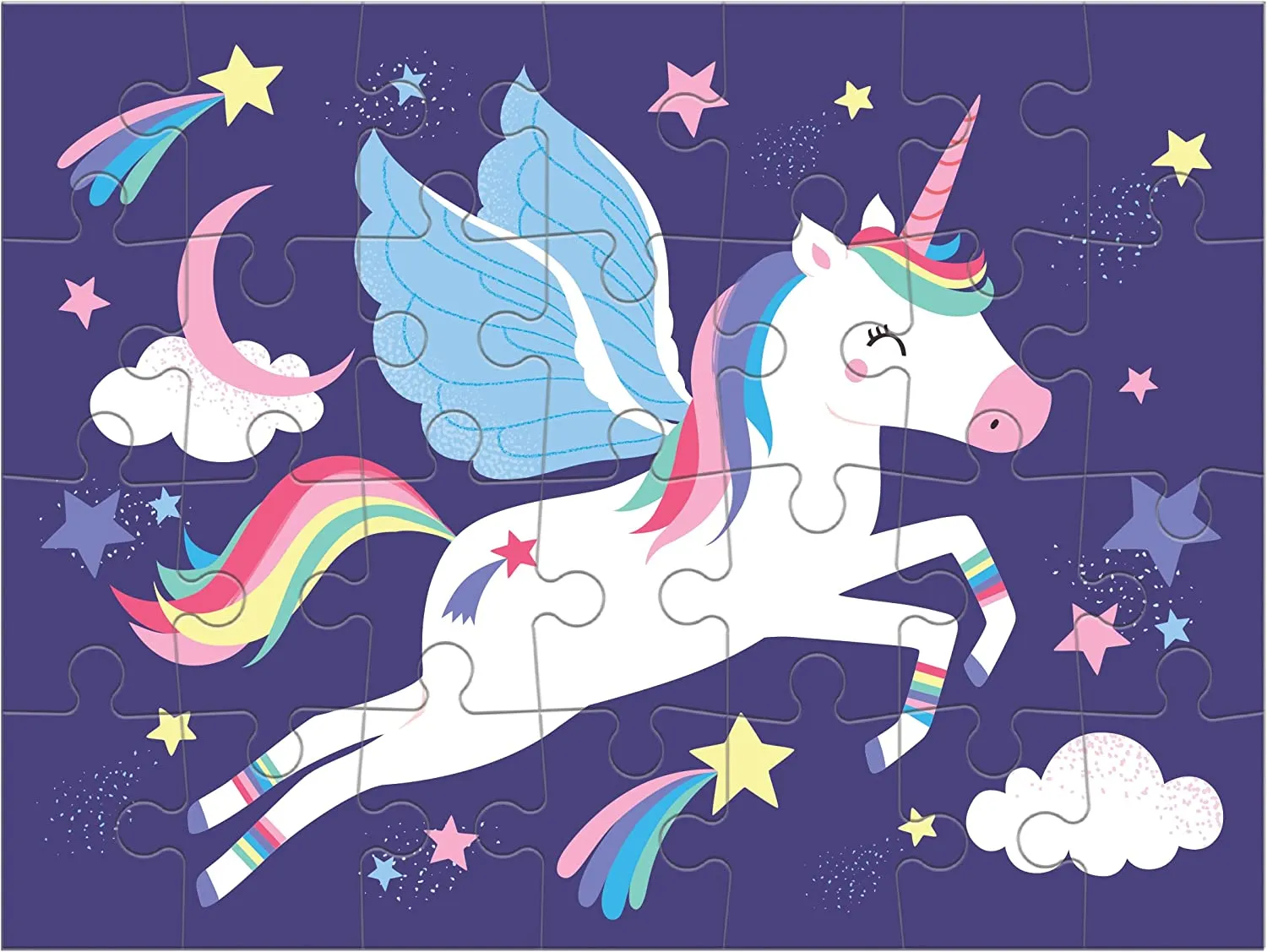 Mud Puppy Unicorn Magic Level Up! Puzzle Set