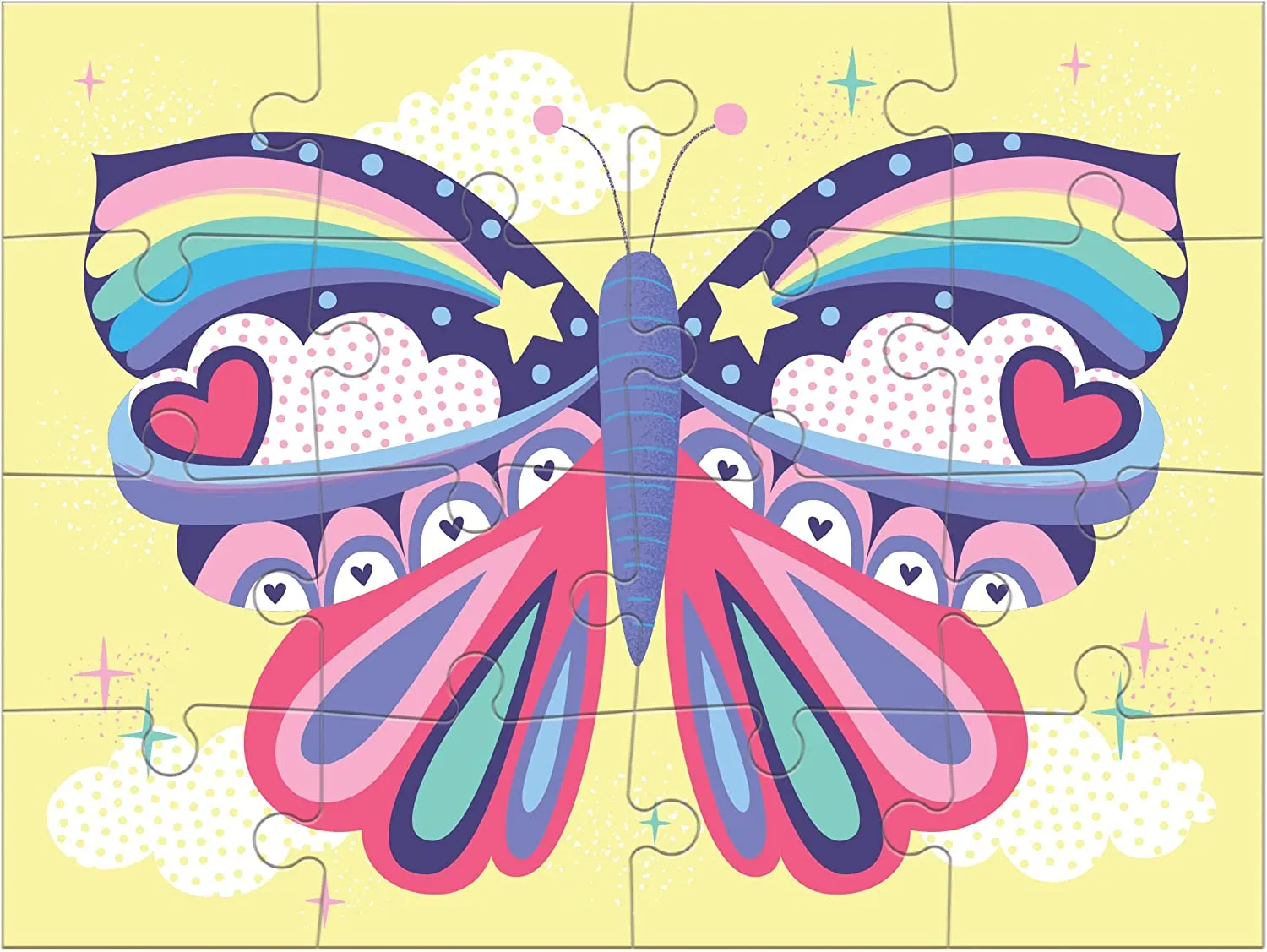 Mud Puppy Unicorn Magic Level Up! Puzzle Set