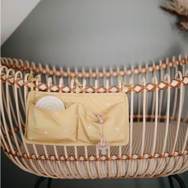 Mushie Crib Pocket | Sun