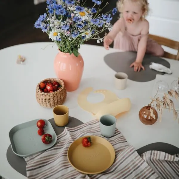 Mushie Dinnerware | Sage | Cup 2 Pack