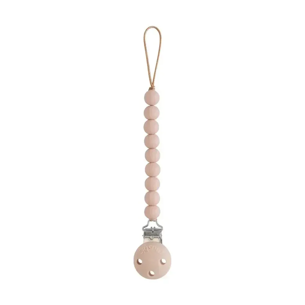 Mushie Pacificer Clip | Hera Blush