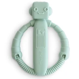 Mushie Robot Rattle Teether
