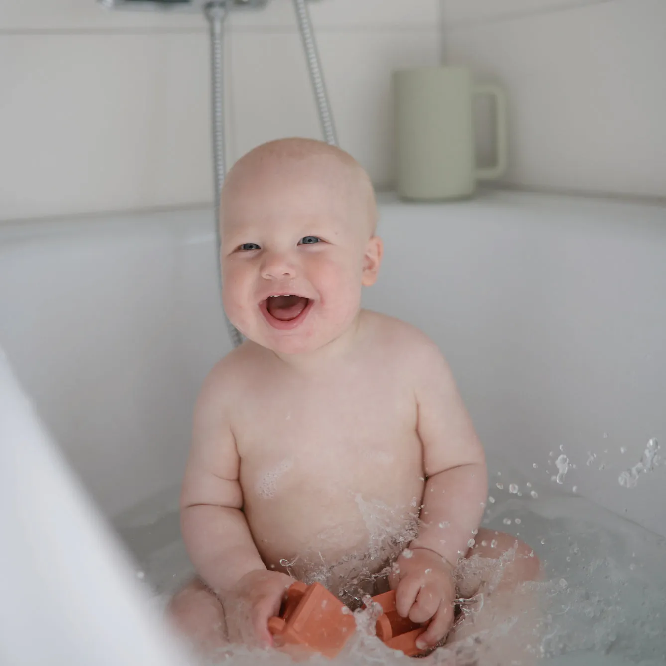 Mushie Toy | Vehicles Mold Free Bath Play Set - 4 Pack