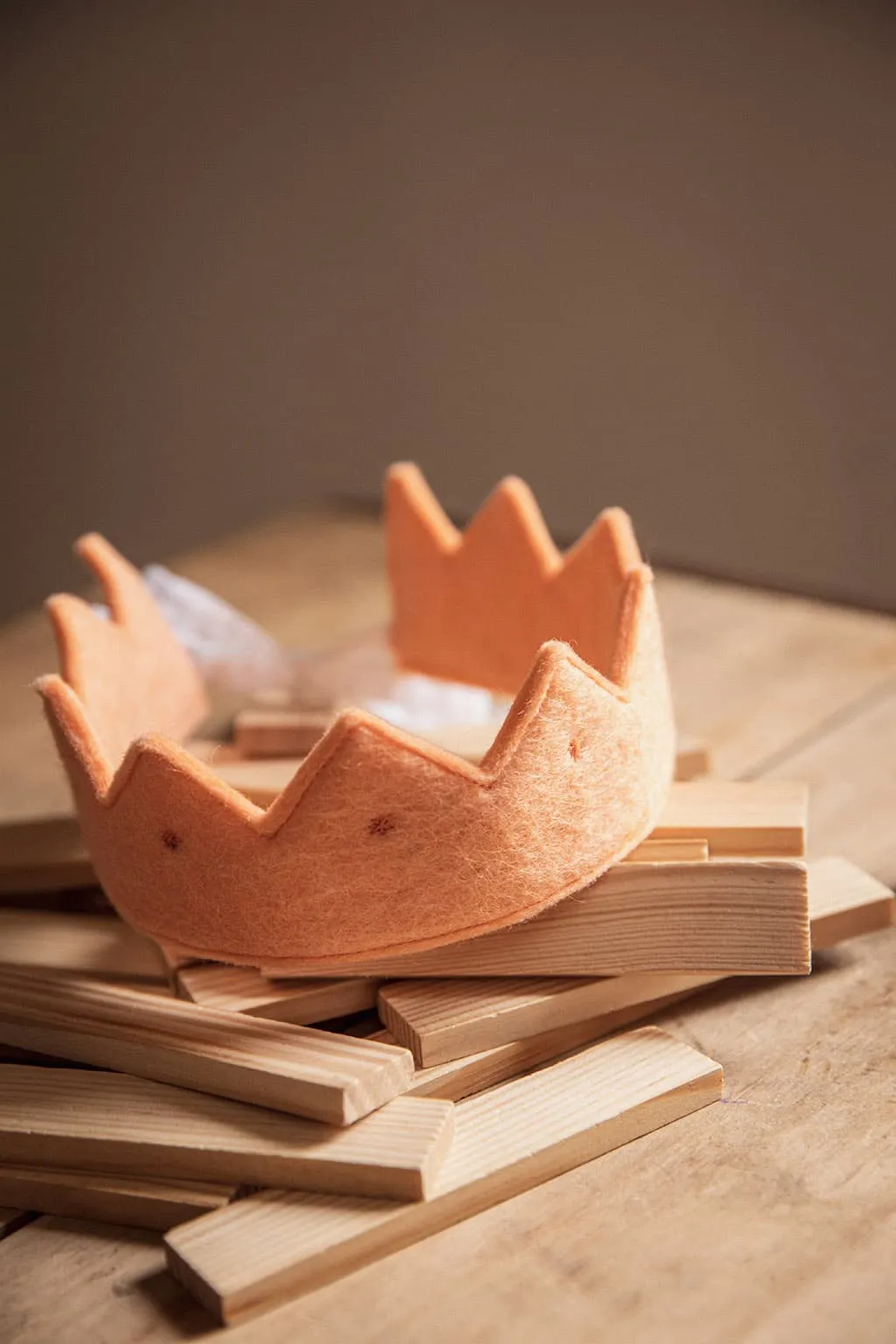 Muskhane Felt Crown | RANI Medium | Blush