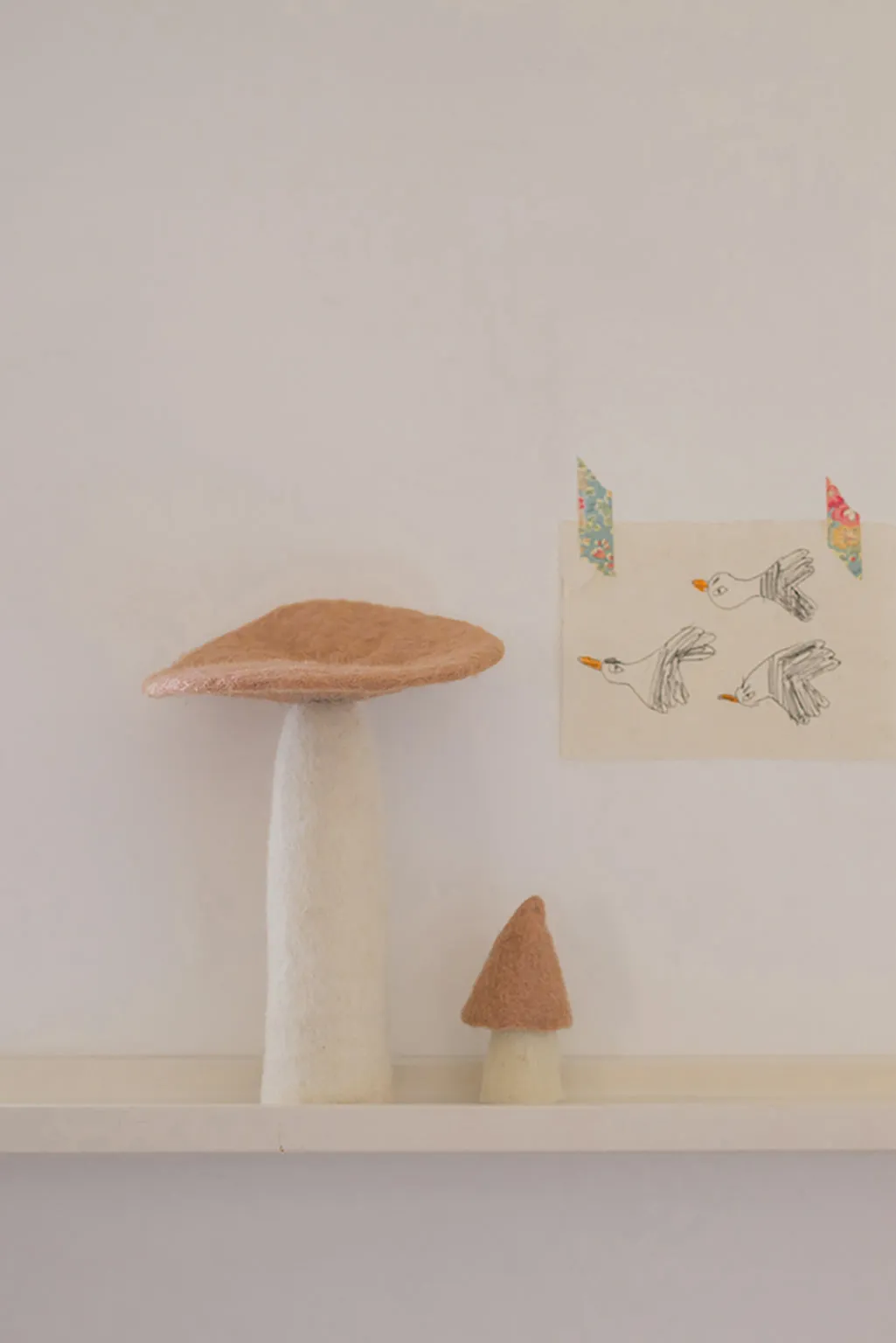 Muskhane Mushroom - Medium 11cm - Nude