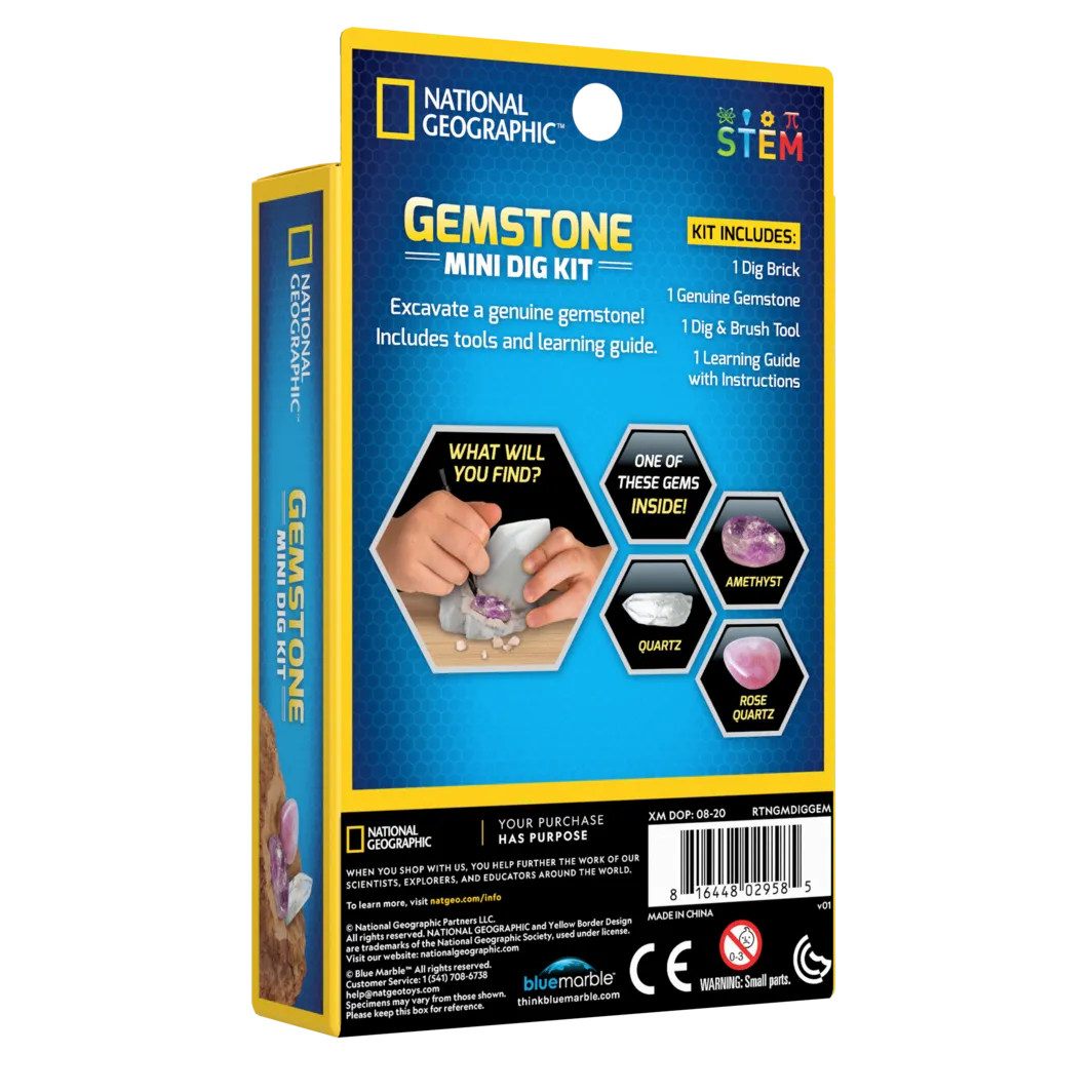 National Geographic Gemstone Mini Dig Kit