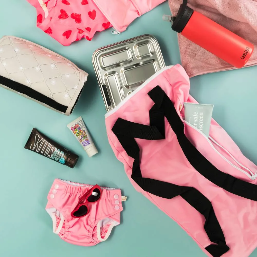 Nestling Large Swim Wet Bag | Bubblegum