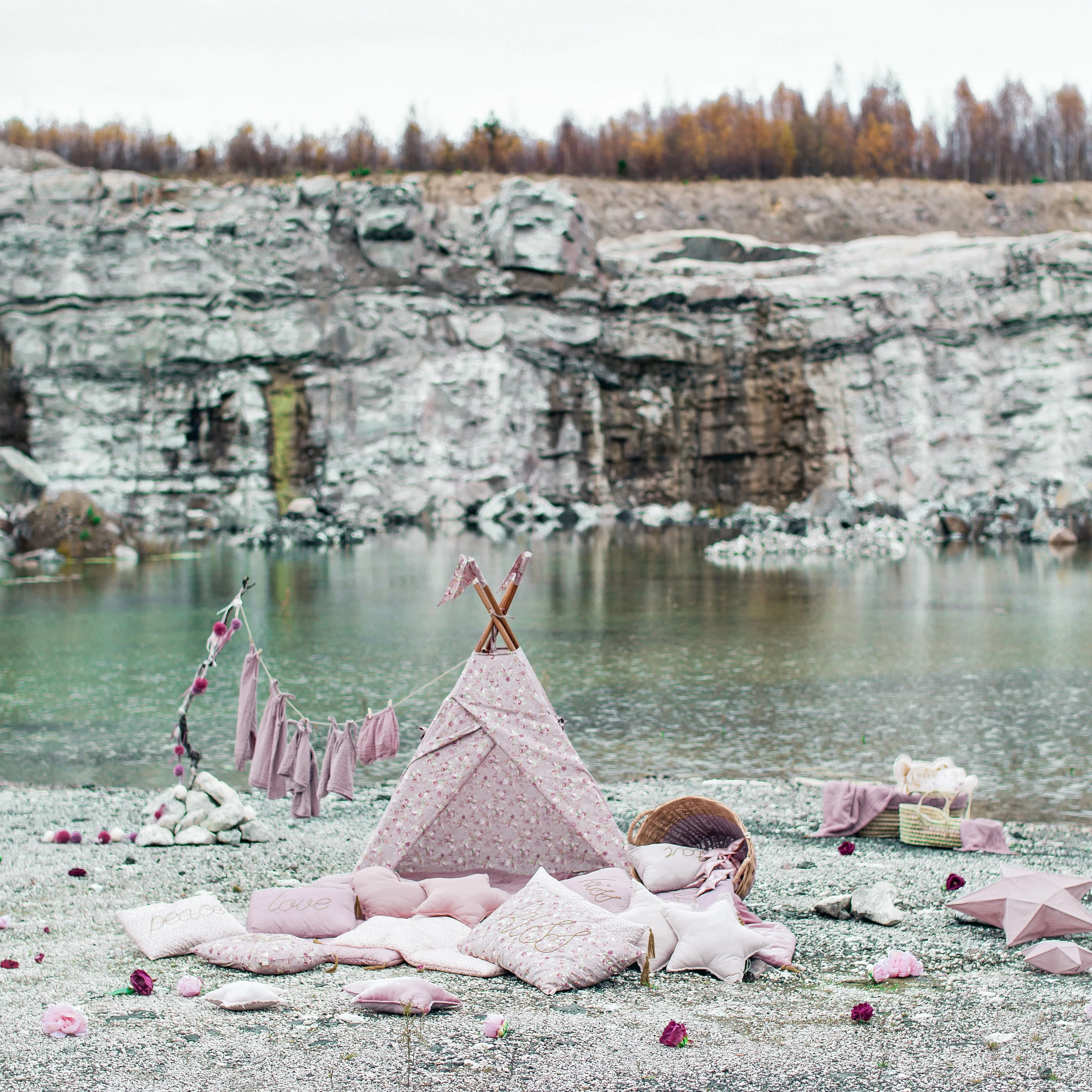 Numero 74 Tipi Tent Pale Peach