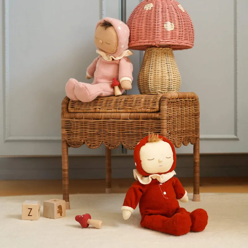 Olli Ella Dozy Dinkum | Toadstool Pip Pink