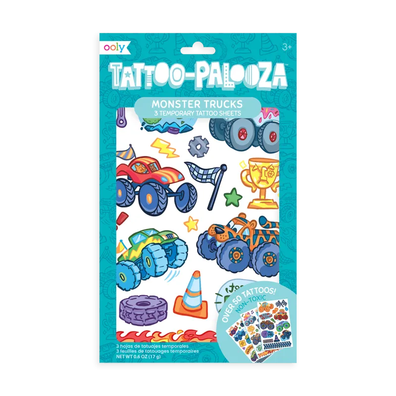 Ooly Tattoos | Monster Trucks