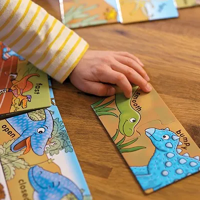 Orchard Toys 295 Dinosaur Opposites Jigsaw Puzzles Wise - Kids Toys