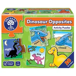 Orchard Toys 295 Dinosaur Opposites Jigsaw Puzzles Wise - Kids Toys