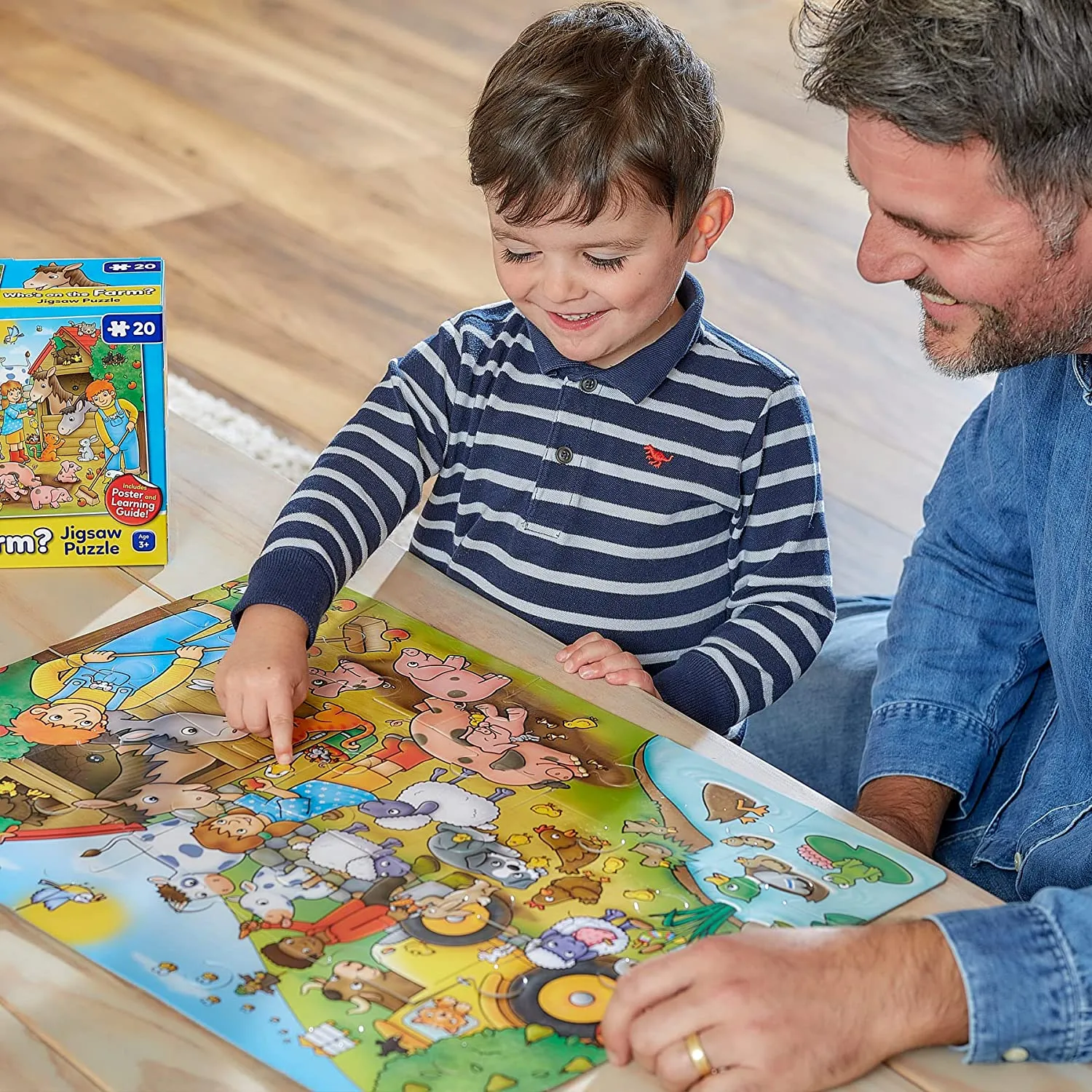 Orchard Toys 302 20P Who's On The Farm Wise - Kids Toys