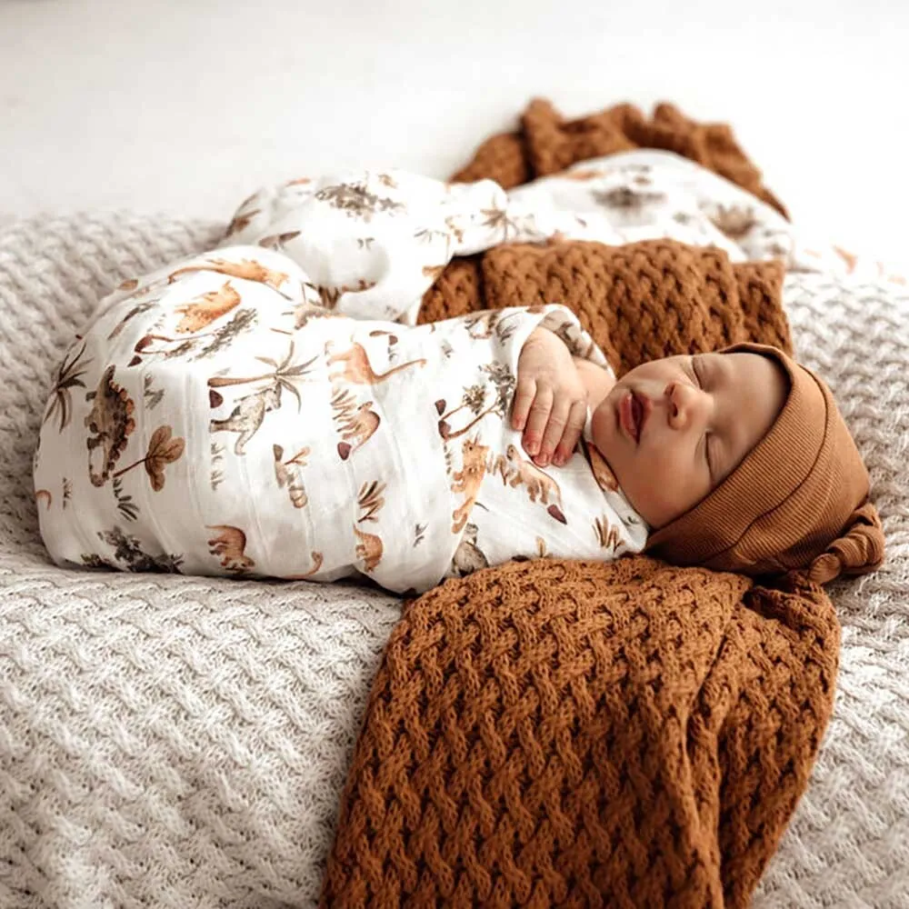 Organic Muslin Wrap | Dino