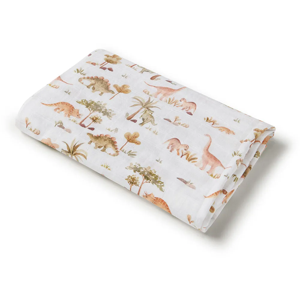 Organic Muslin Wrap | Dino