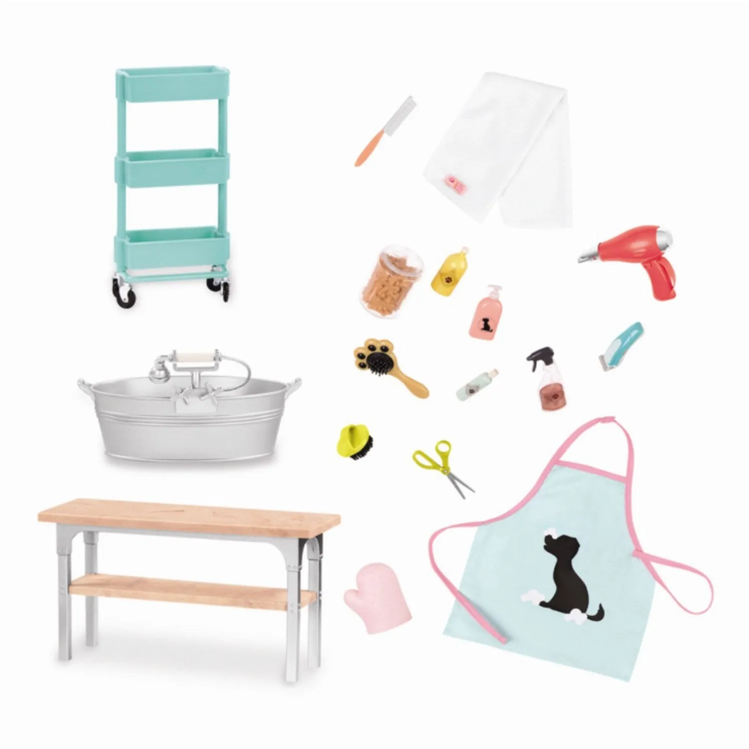 Our Generation Accessories Pet Grooming Set