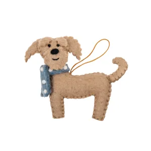 Pashom Christmas Decoration - Labradoodle Gold STANDING